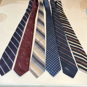 Silk Ties bundle of 6
